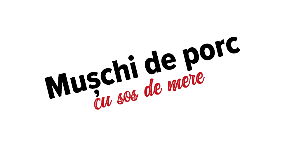 Mușchi de porc cu sos de mere