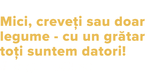 Mici, creveți sau doar legume - cu un grătar toți suntem datori  #RegulileCasei
