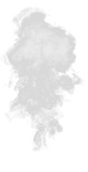 White smoke collection on black background