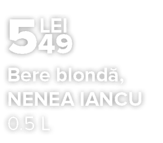 Bere blond , NENEA IANCU 0 5 L 
