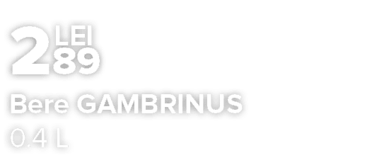 Bere GAMBRINUS 0 4 L 