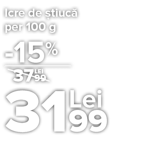 Icre de  tiuc  per 100 g     