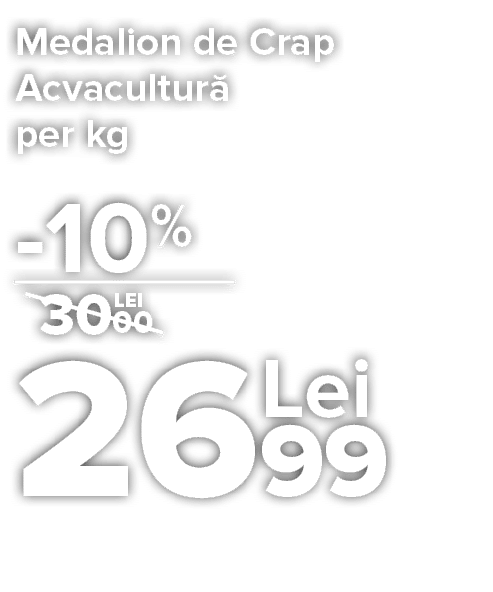 Medalion de Crap Acvacultur  per kg     