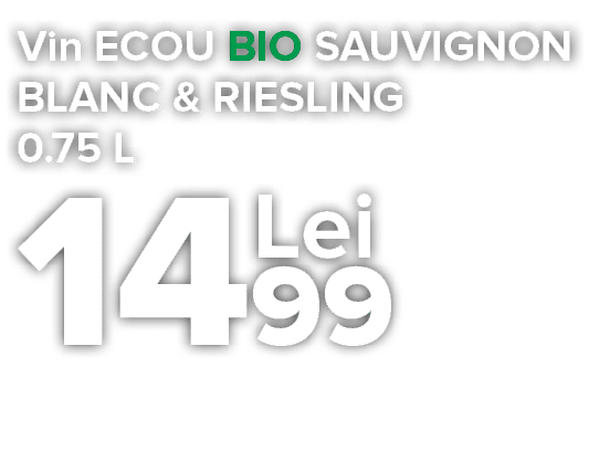 Vin ECOU BIO SAUVIGNON BLANC & RIESLING 0 75 L   