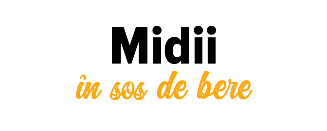Midii  în sos de bere