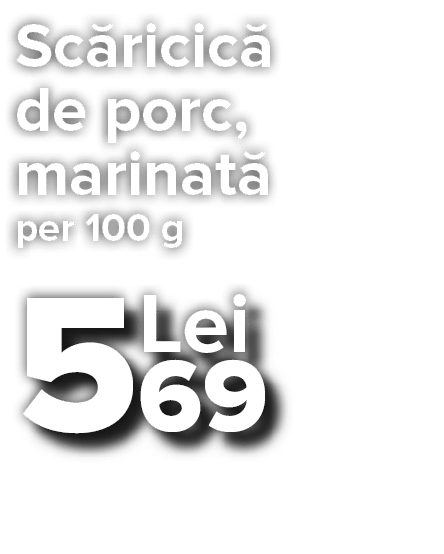 Sc ricic  de porc, marinat  per 100 g   