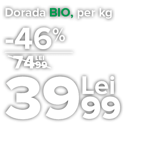 Dorada BIO, per kg     
