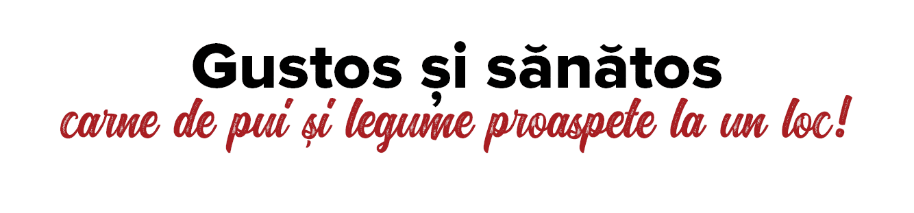 Gustos  i s n tos carne de pui  i legume proaspete la un loc 