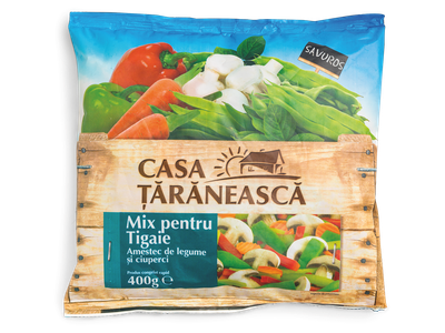 Amestec de legume cu ciuperci pentru tigaie, Casa Țărănească, 400g