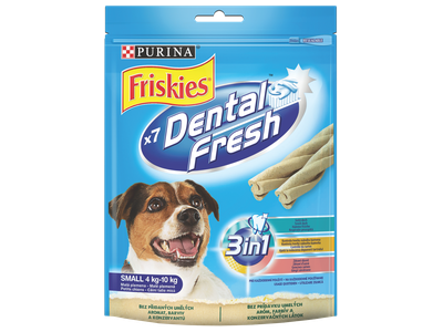 Recompense pentru câini Dental Fresh, Friskies, 126g