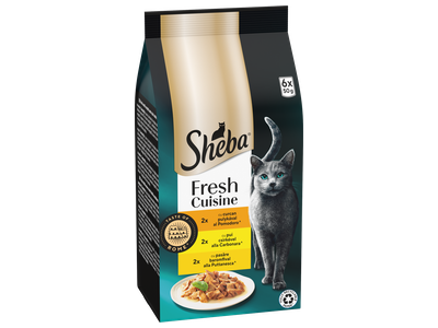 Hrană umedă pentru pisici, Sheba, 6x50g, diverse sortimente