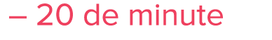    20 de minute